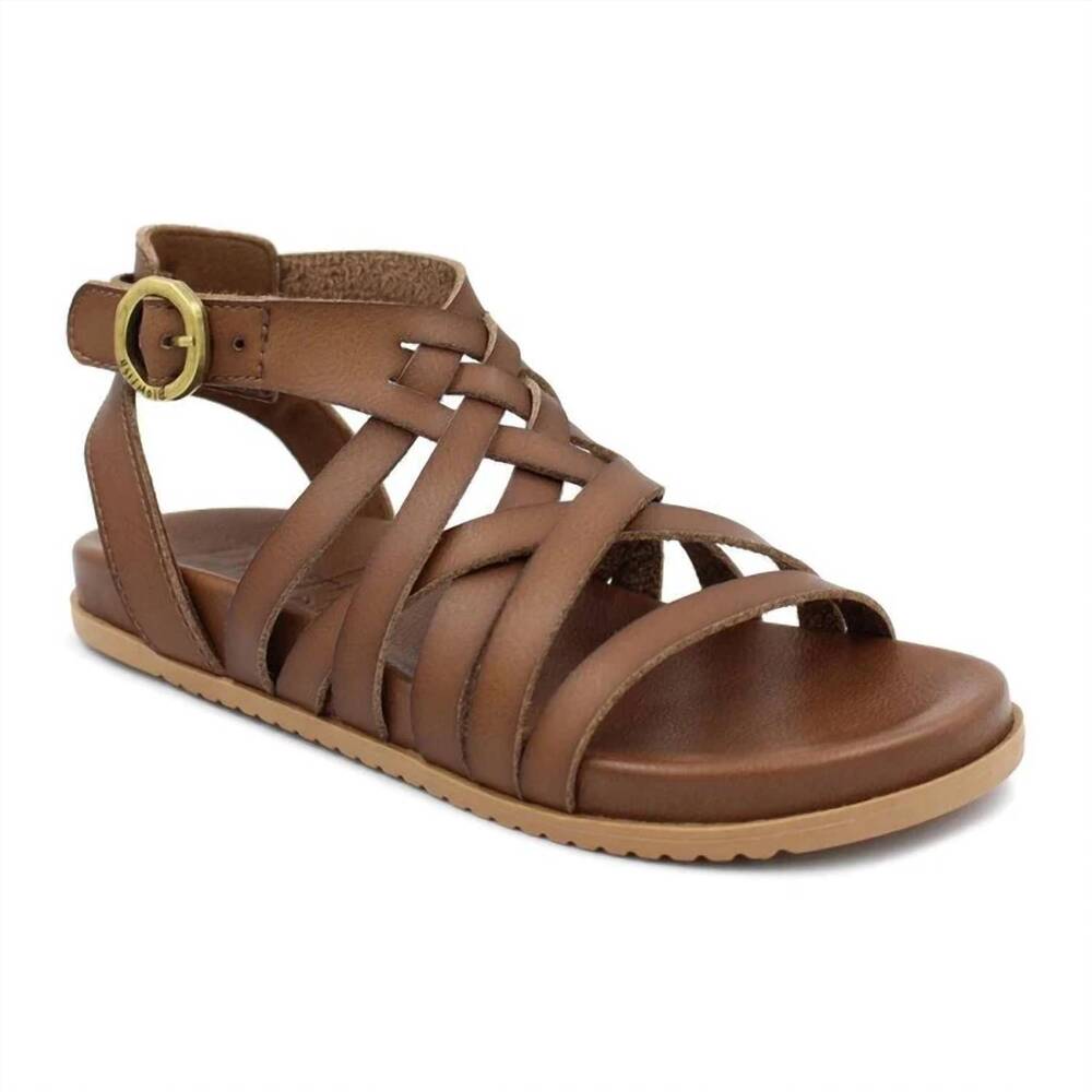 NEW BLOWFISH women's curio sandals in redwood